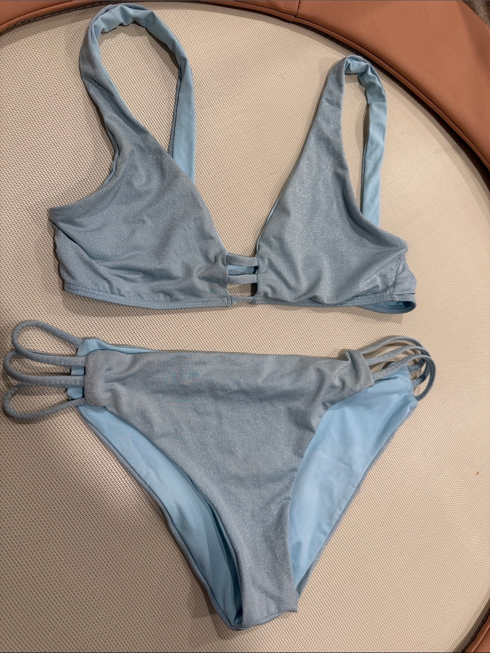 Light Blue Women's Bikini Set - size medium